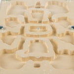 Closeup gips mierenboerderij oogstmieren set