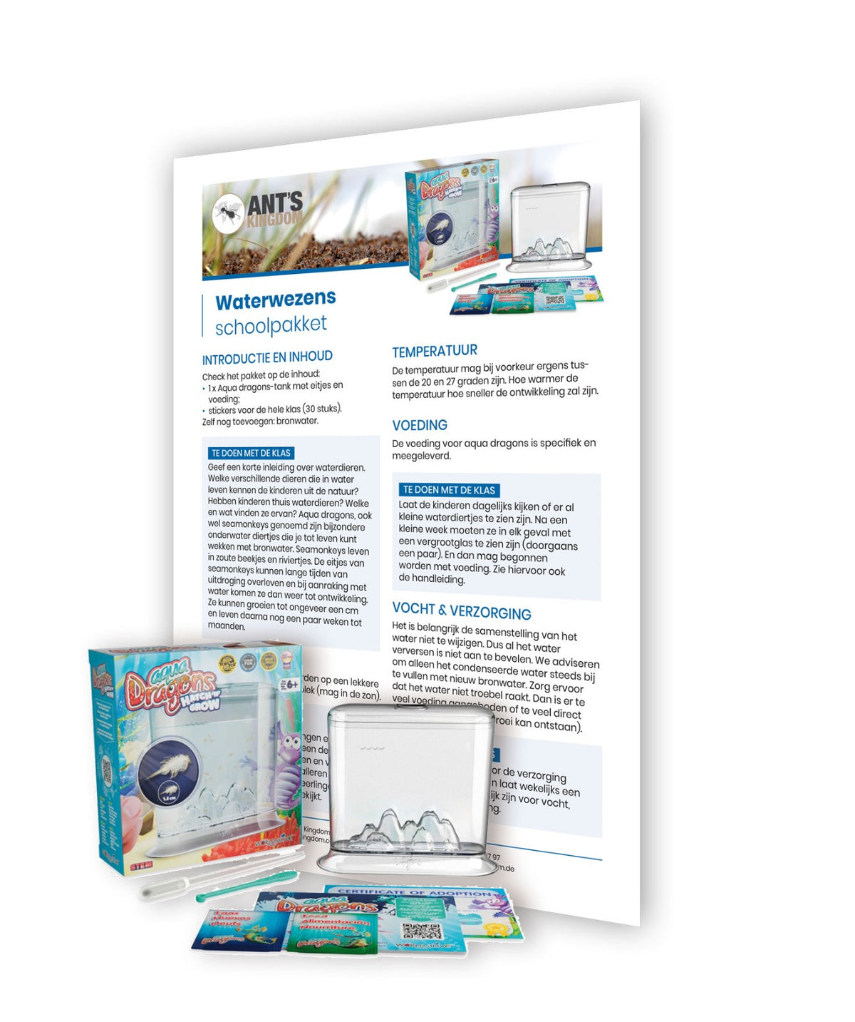 Schoolpakket waterwezens
