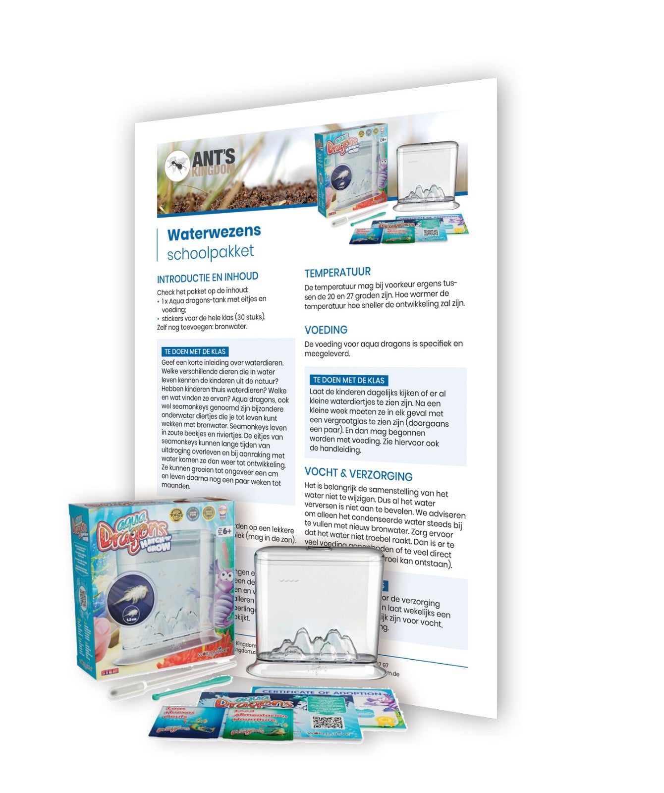 Schoolpakket waterwezens